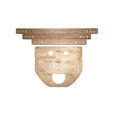 Набор деревянных шаблонов под умывальник и водорозетку (UT005)