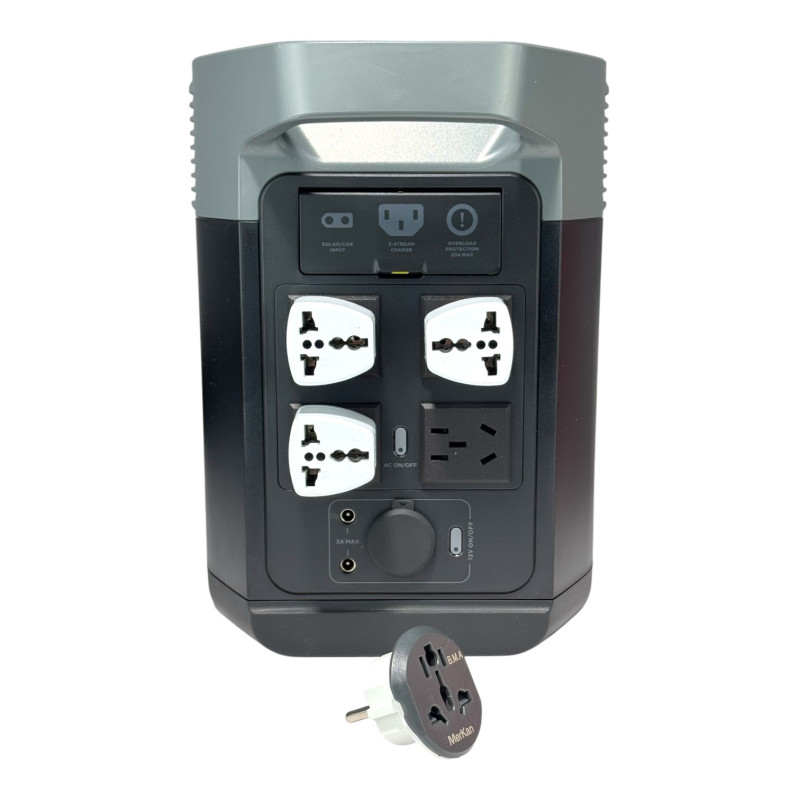 Зарядная станция EcoFlow Delta 2, 1800 Вт, 1024 Вт/ч электростанция для дома, UPS, ИБП (ZMR330-CN)