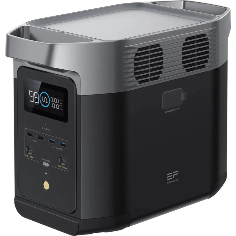 Зарядная станция EcoFlow Delta 2, 1800 Вт, 1024 Вт/ч электростанция для дома, UPS, ИБП (ZMR330-CN)