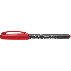 Маркер перманентный Pica 534/40 Classic Permanent Pen Medium, тонкий, красный (534/40)