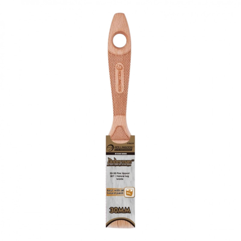 Кисть Rollingdog BTX500 30мм, прямой срез, смешанная щетина, серия Elite (10659)