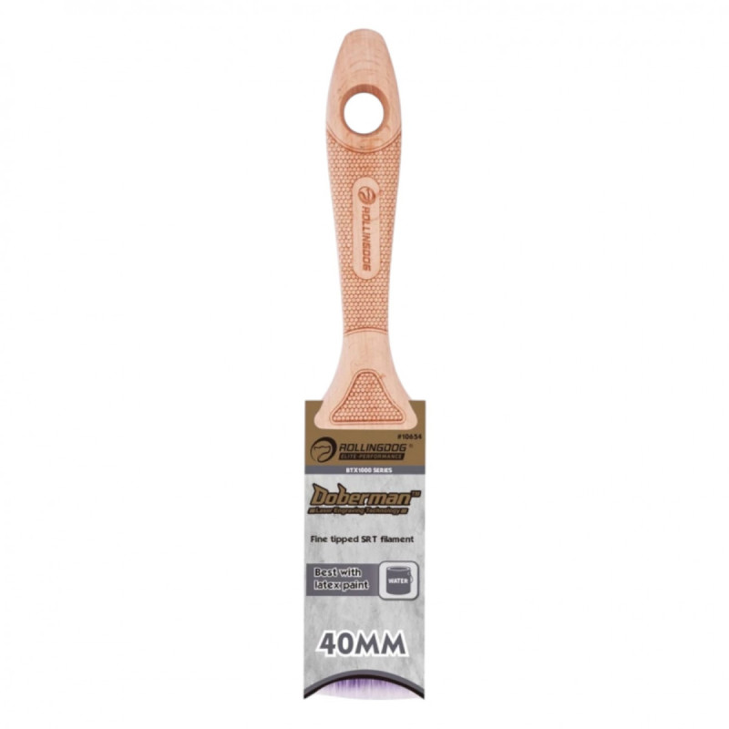 Кисть Rollingdog BTX1000 40мм, прямой срез, синтетика, серия Elite (10654)