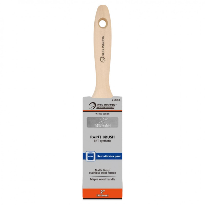 Кисть Rollingdog W1000 50мм, прямой срез, синтетика, серия Professional (10190)