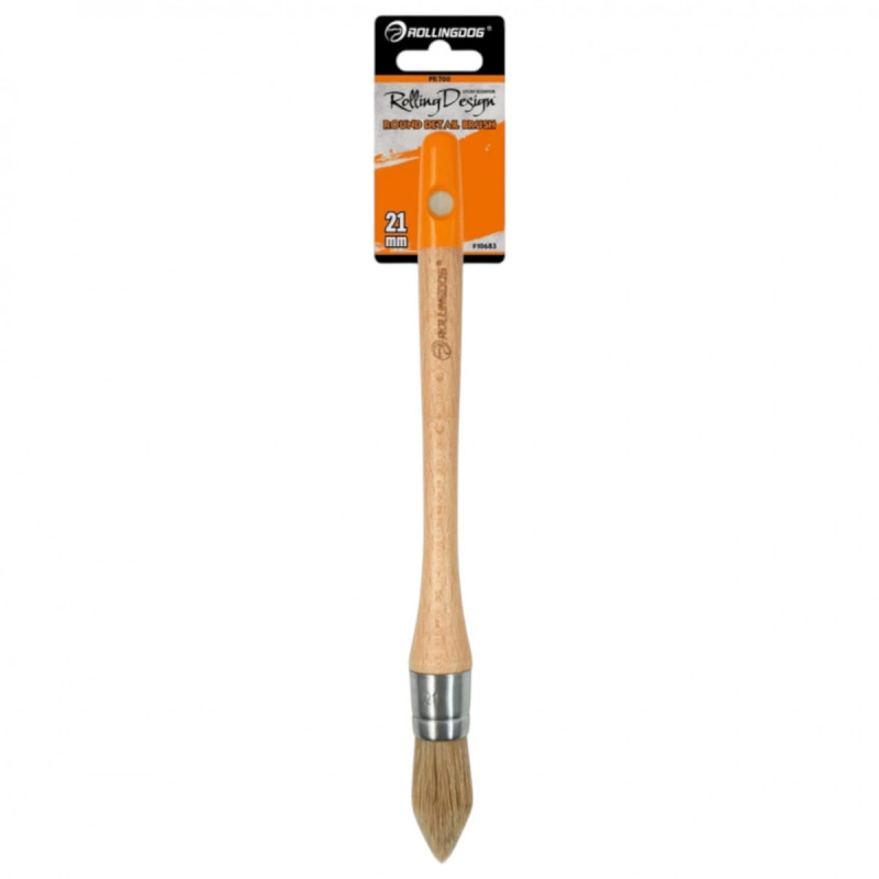 Кисть Rollingdog 21мм, круглая, смешанная щетина, серия Professional (10683)