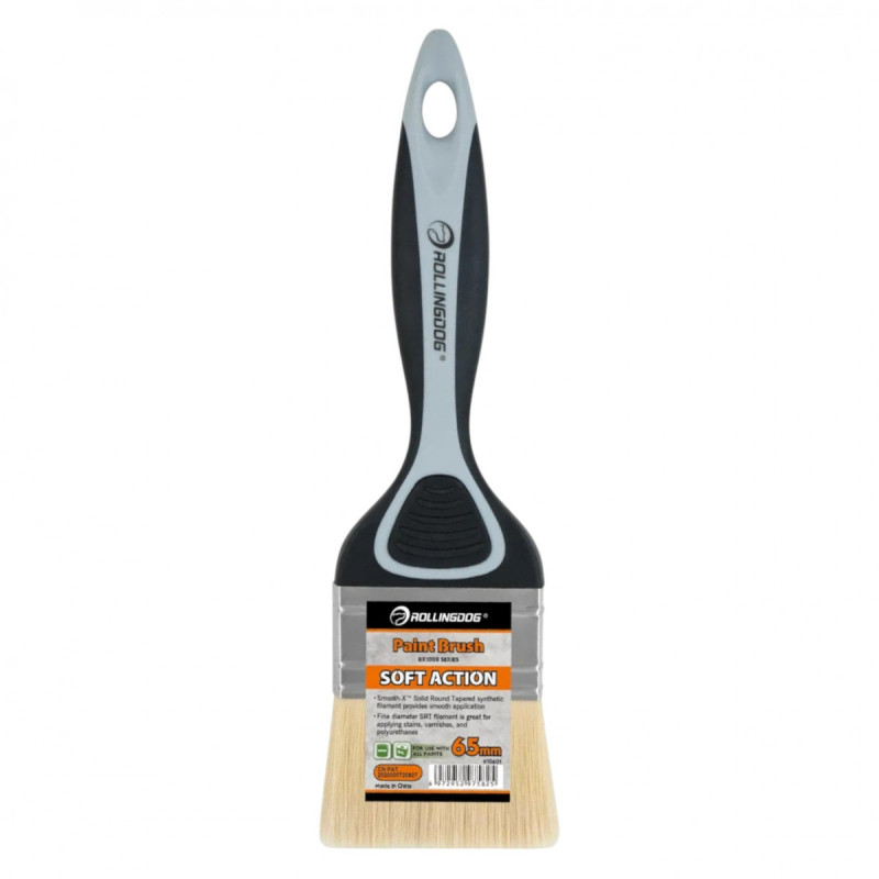 Кисть Rollingdog BX1000 65мм, прямой срез, полиэстер, серия Professional (10601)