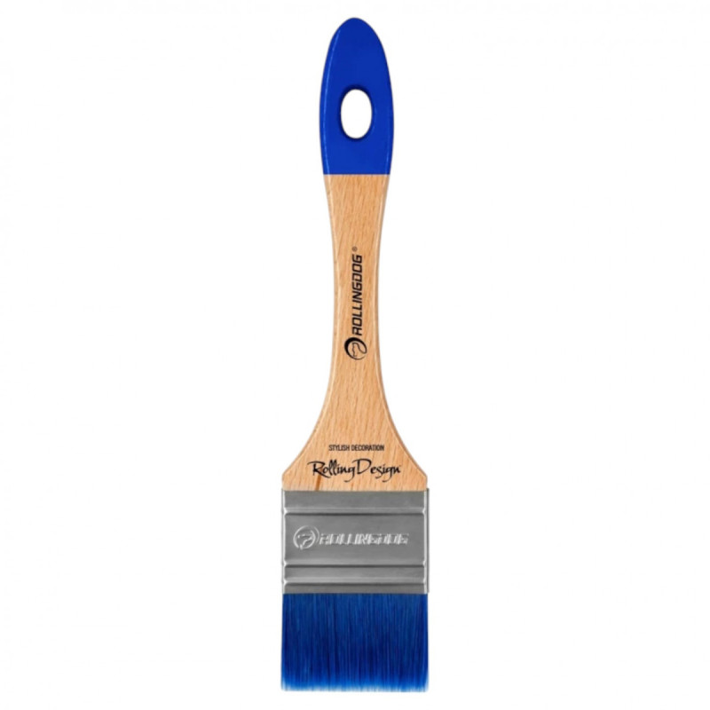 Пензель Rollingdog Detail Brush 50мм, прямий зріз, синтетика, серія Elite (10673)