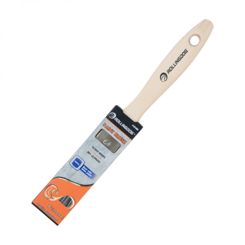 Кисть Rollingdog W1000 25мм, прямой срез, синтетика, серия Professional (10188)