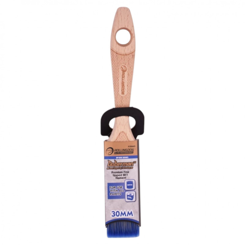 Пензель Rollingdog BP1000 30мм, прямий зріз, синтетика, серія Elite (10665)
