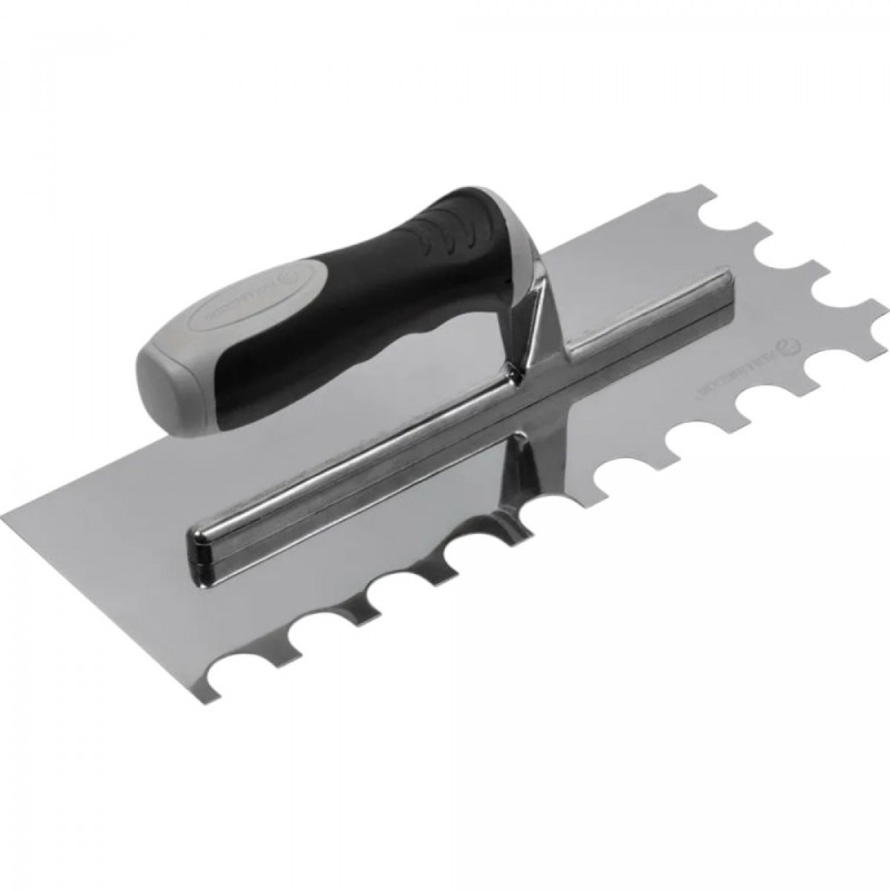 Зубчаcтий шпатель Rollingdog зуб (напівколо), 280х115мм, серія Professional (50145)