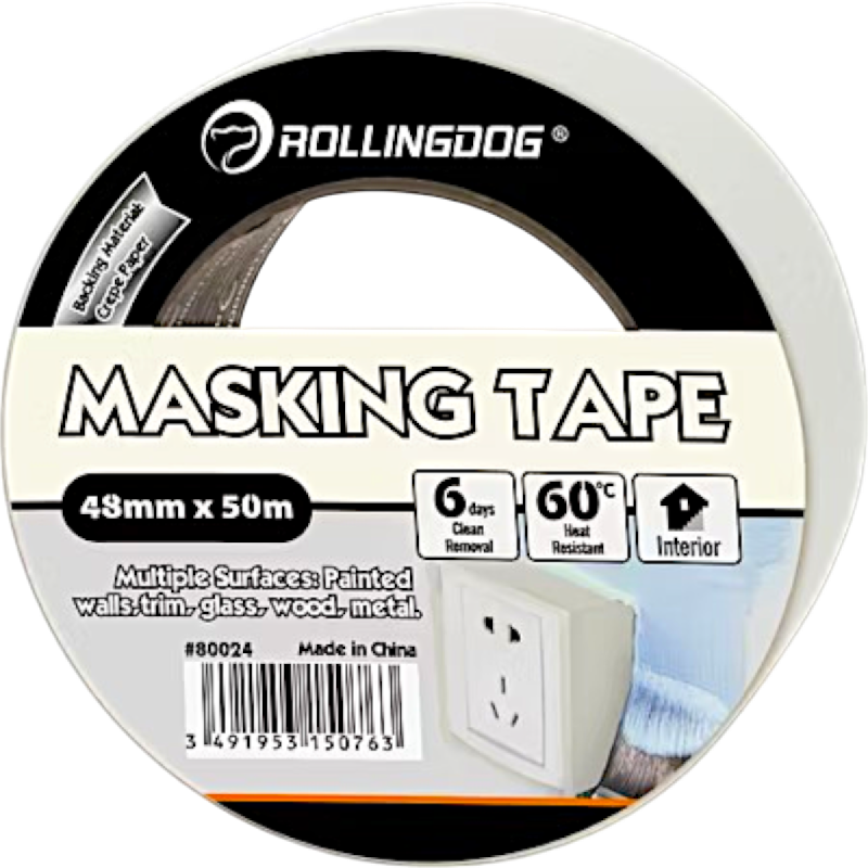 Малярна стрічка Rollingdog Masking Tape 48мм х 50м (80024)