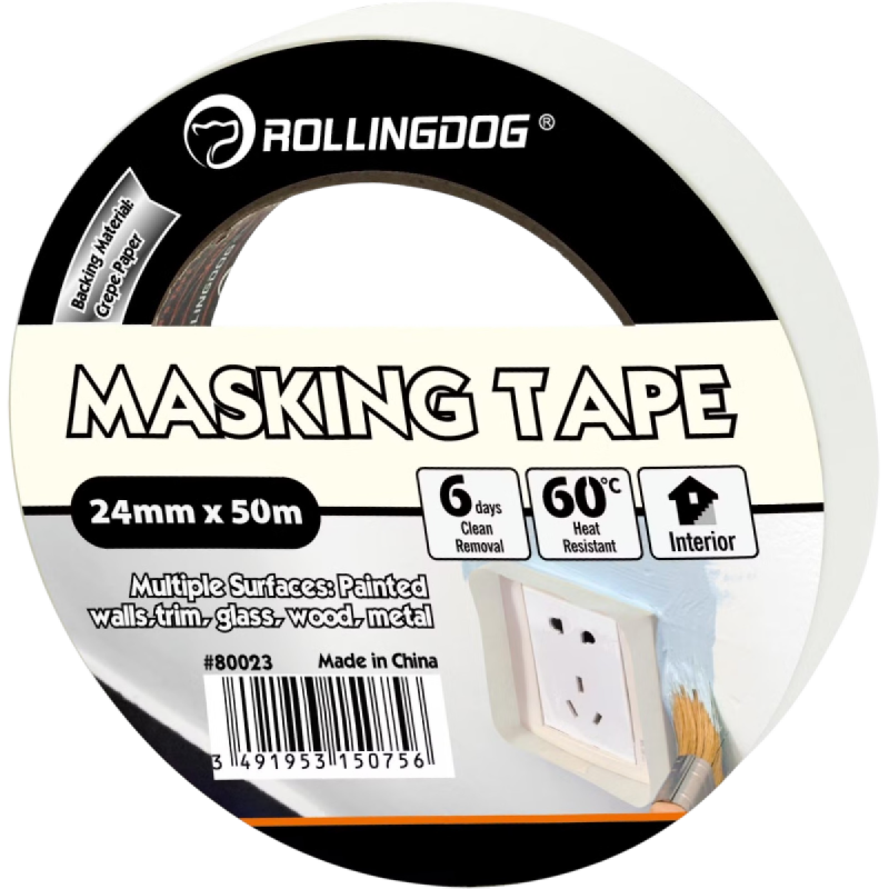 Малярная лента Rollingdog Masking Tape 24мм х 50м (80023)