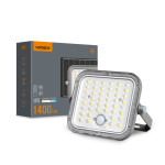 LED прожектор автономный VIDEX VL-FSO4-205-S 1400Lm 5000K – Фото №1