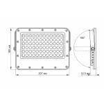 LED прожектор автономный VIDEX 1000LM 5000K 3.2V – Фото №9