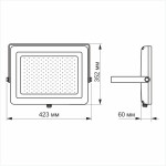 LED прожектор VIDEX PREMIUM 150W 5000K Белый – Фото №3