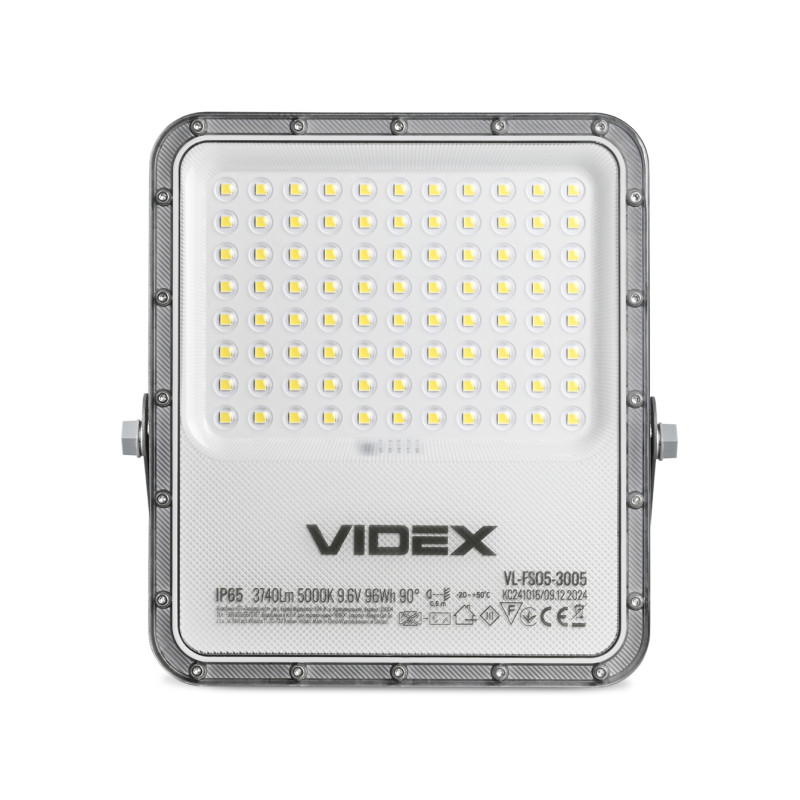 LED прожектор автономный VIDEX VL-FSO5-3005 3740Lm 5000K