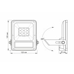 LED прожектор автономний VIDEX 600Lm 5000K Сенсорний (VLE-FSO-205-S) – Фото №5