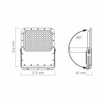 LED прожектор автономный VIDEX VL-FSO5-3005 3740Lm 5000K – Фото №8