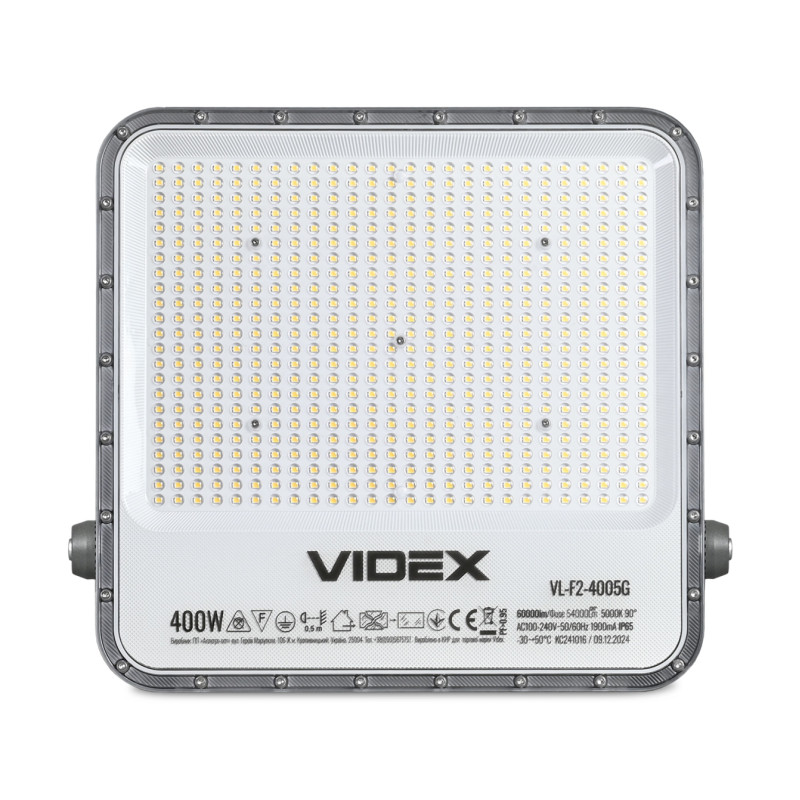 Светодиодный прожектор VIDEX PREMIUM F2 400W 5000K 220V