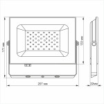 Светодиодный прожектор TITANUM TLF506 50W 6000K – Фото №3