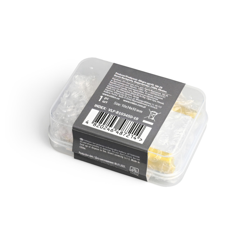 Аккумулятор VIDEX Li-pol VLF-B103450-18 1800 mAh (VLF-B103450-18)