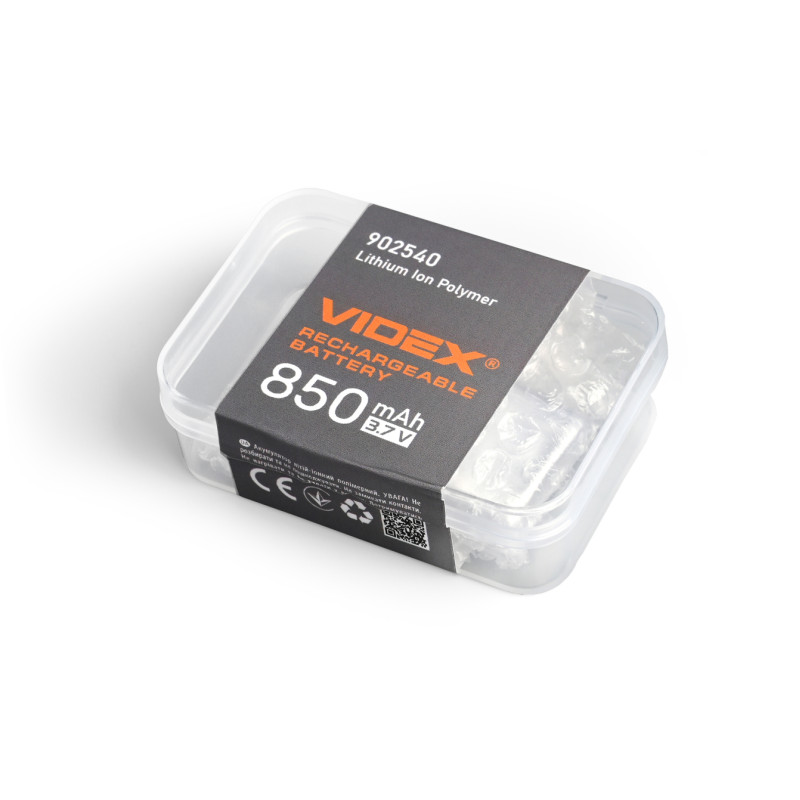 Акумулятор VIDEX Li-pol VLF-B902540-85 850mAh 1шт