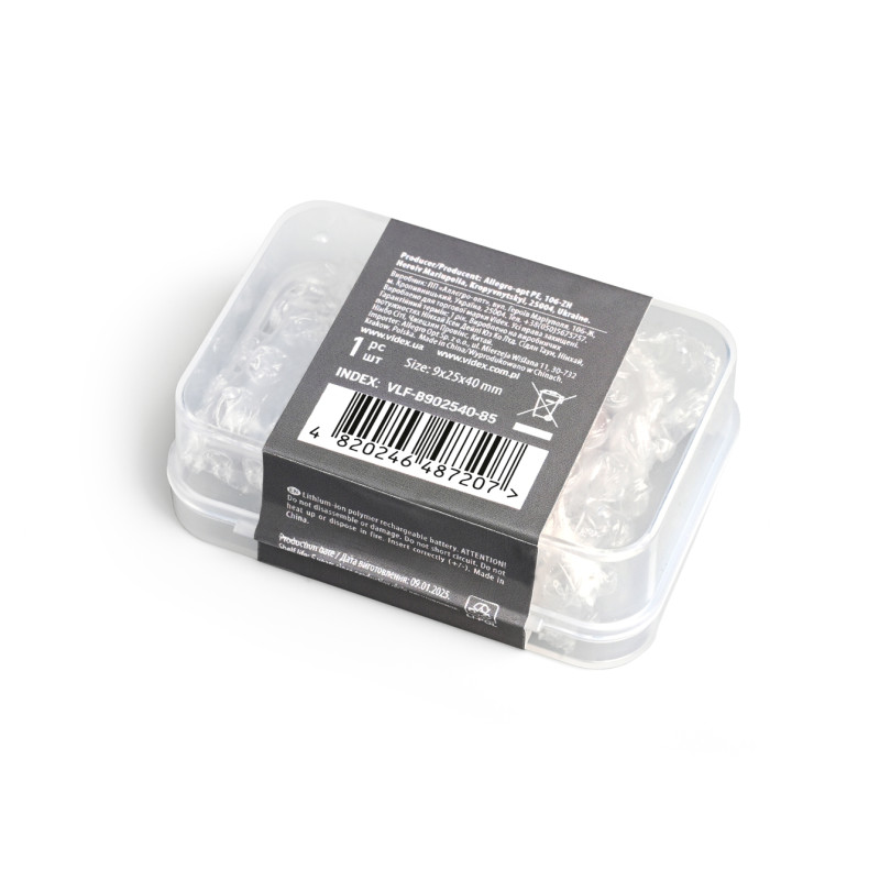 Акумулятор VIDEX Li-pol VLF-B902540-85 850mAh 1шт