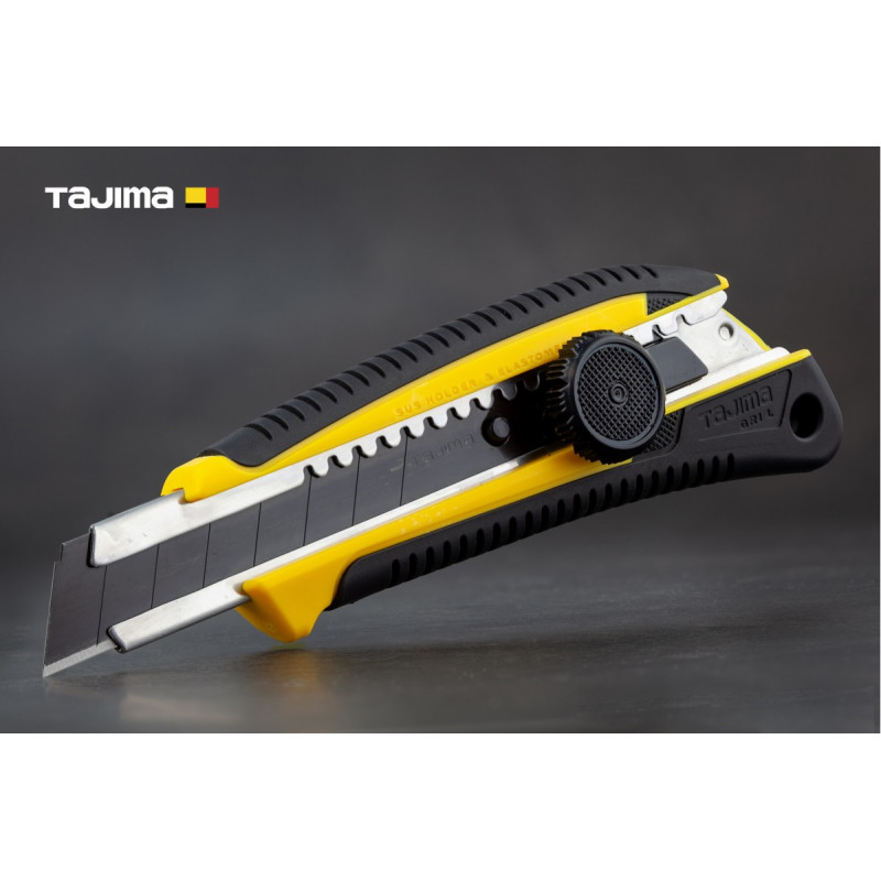 Нож строительный сегментный TAJIMA LC561B 18 мм винтовой фиксатор (1101-0215)