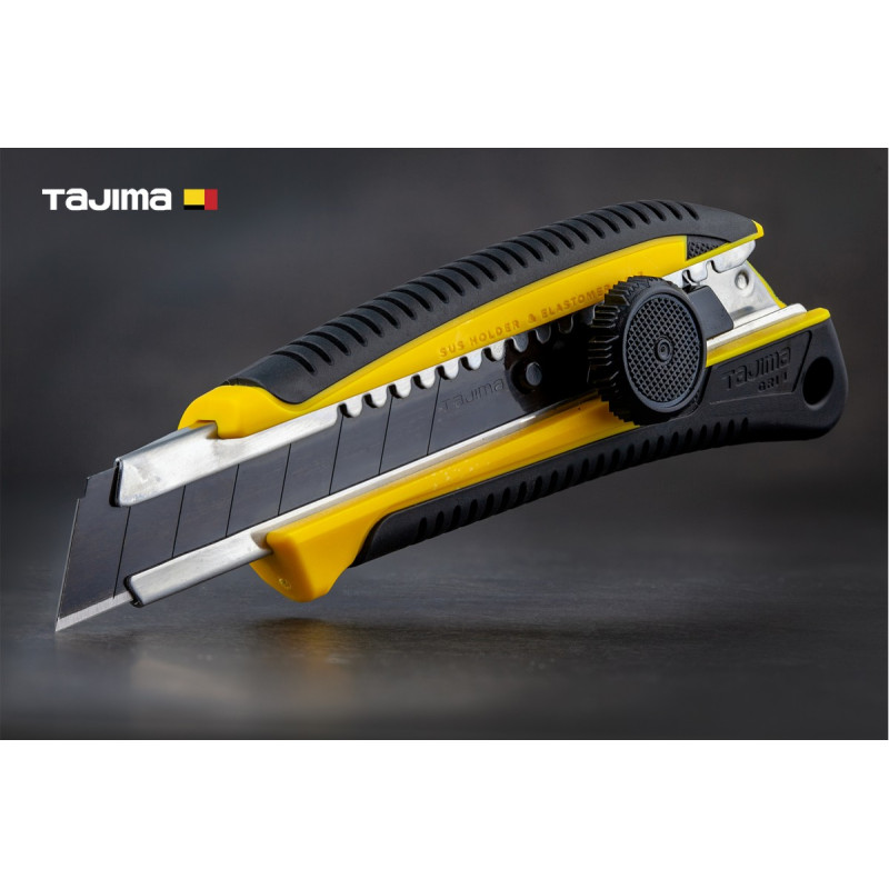 Нож строительный сегментный TAJIMA LC561B 18 мм винтовой фиксатор (1101-0215)