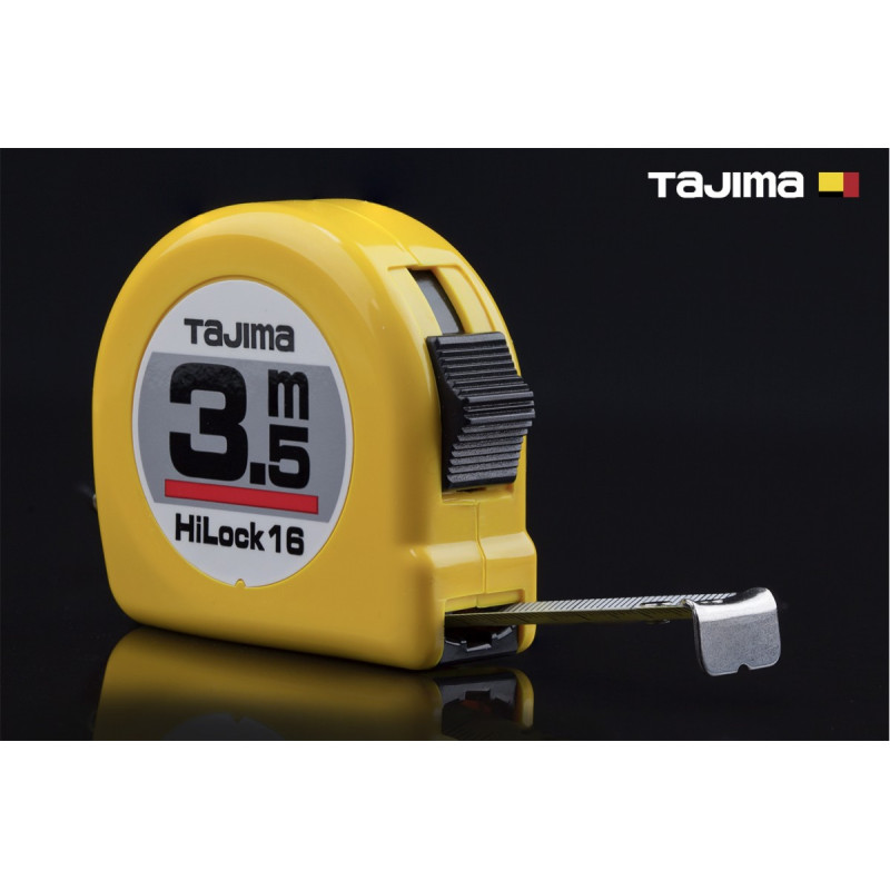 Рулетка строительная TAJIMA HI LOCK L16-35, 16 мм х 3,5 м (1001-0033)