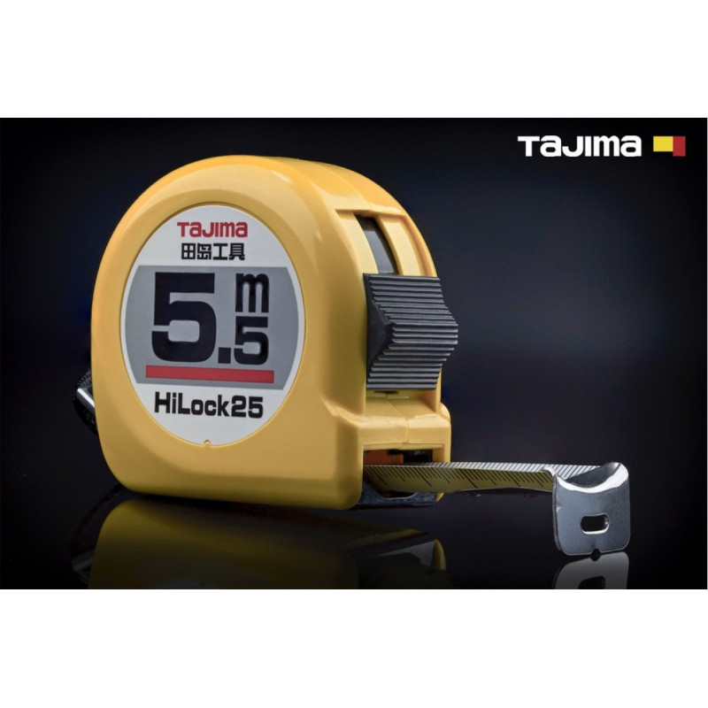 Рулетка будівельна TAJIMA HI LOCK L25-55 5,5 м (1001-0035)