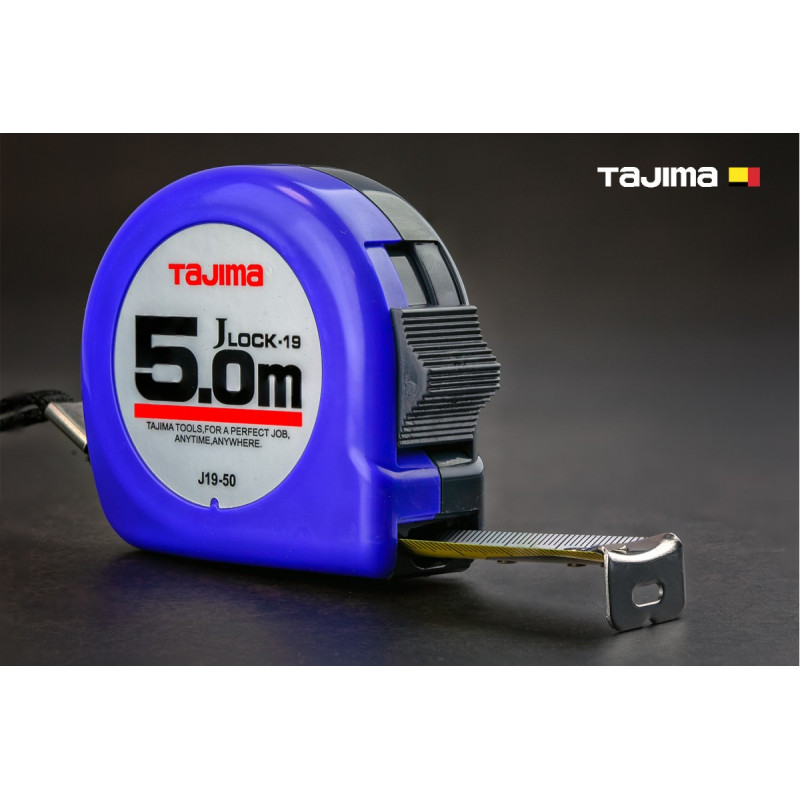 Рулетка будівельна TAJIMA J LOCK J19-50 5 м (1001-0055)