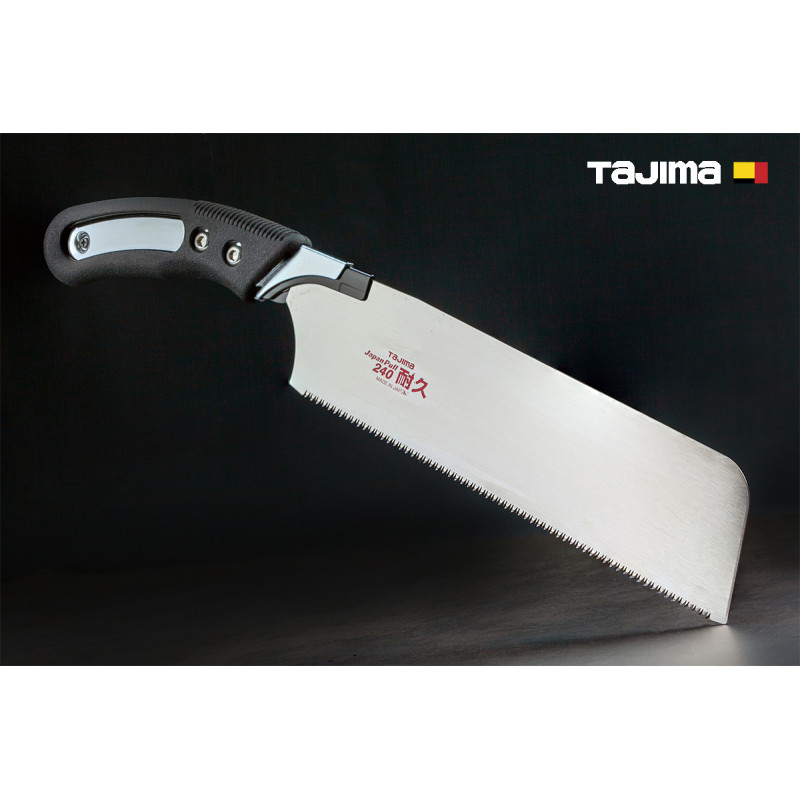 Пила японська ручна по дереву TAJIMA Premium Japan Pull GNT-240T двокомпонентна ручка 240 мм (1103-2600)