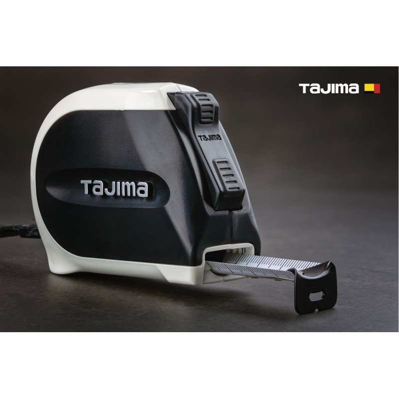 Рулетка строительная TAJIMA SIGMA SS25-55 5,5 м усиленная лента с автостопом 25 мм х 5,5 м (1001-1649)