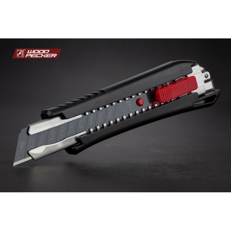 Нож строительный 18 мм автофиксатор Woodpecker FD-7810