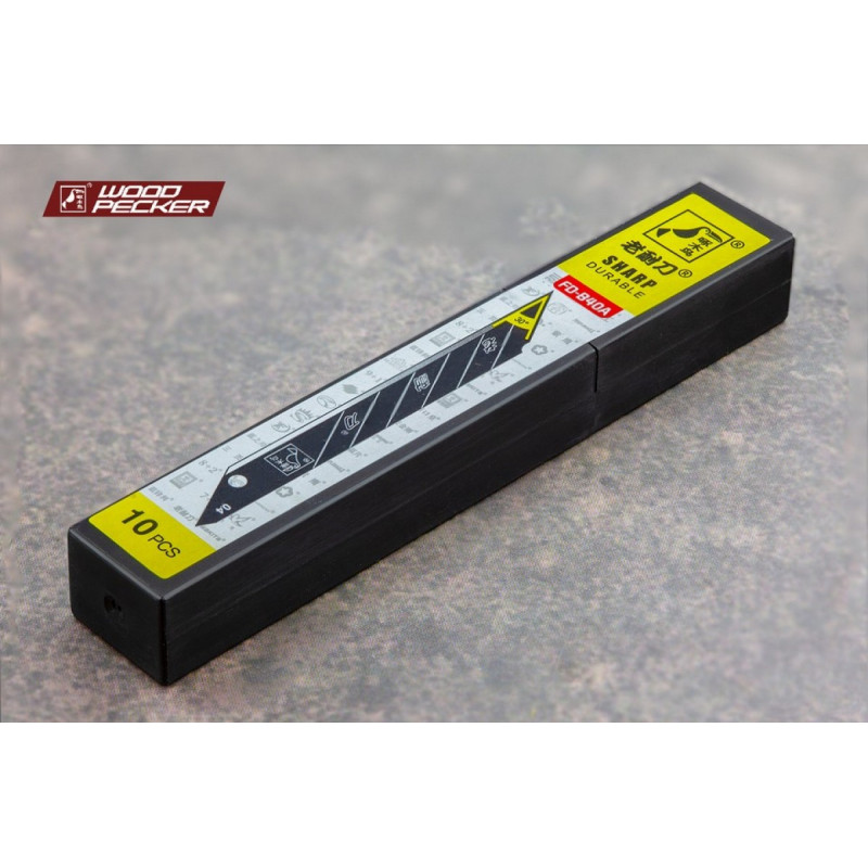 Лезвия и ножа 9 мм 30° Woodpecker FD-B40A + FD-707S