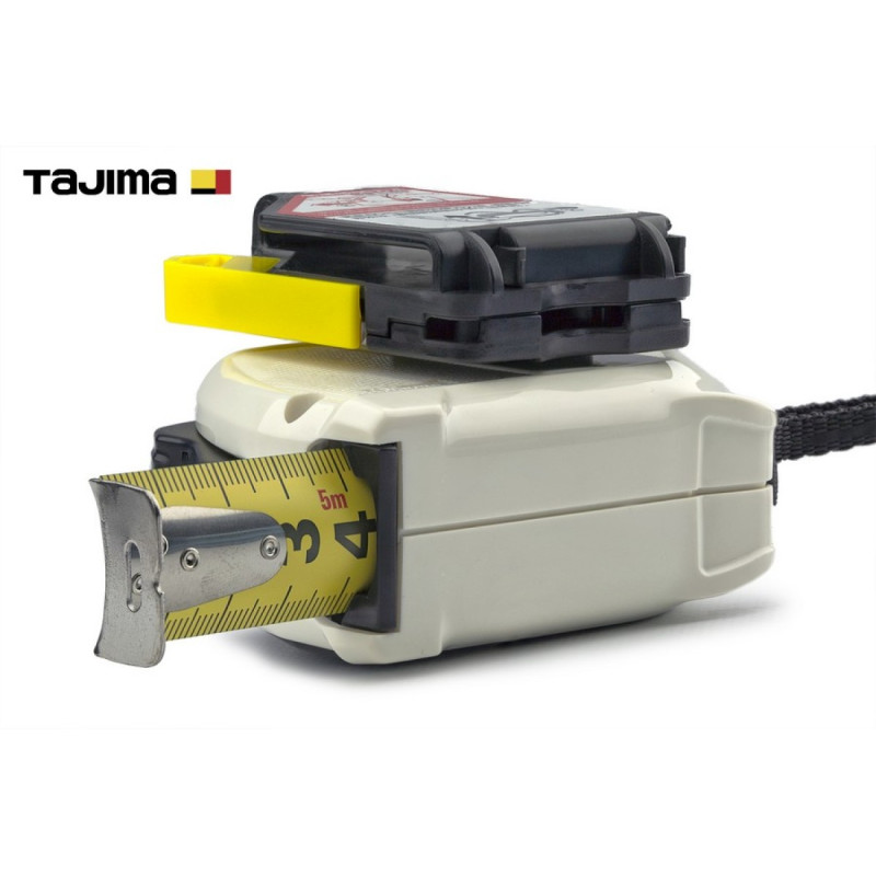 Рулетка TAJIMA SIGMA SFSS2550-CHN 25 мм × 5 м, автостоп, посилена (1001-2608)