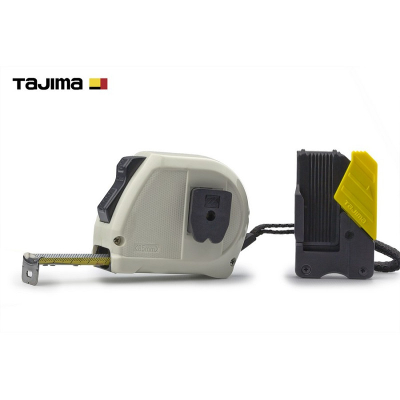 Рулетка TAJIMA SIGMA SFSS2550-CHN 25 мм × 5 м, автостоп, посилена (1001-2608)