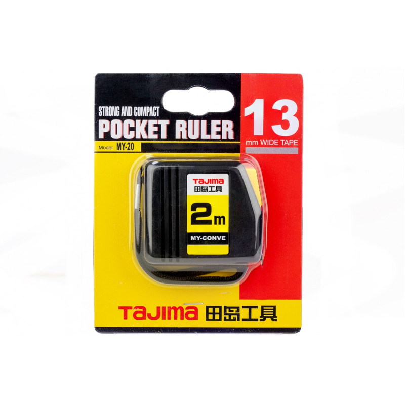 Рулетка будівельна TAJIMA MY-CONVE MY-20 2 м (1001-0143)