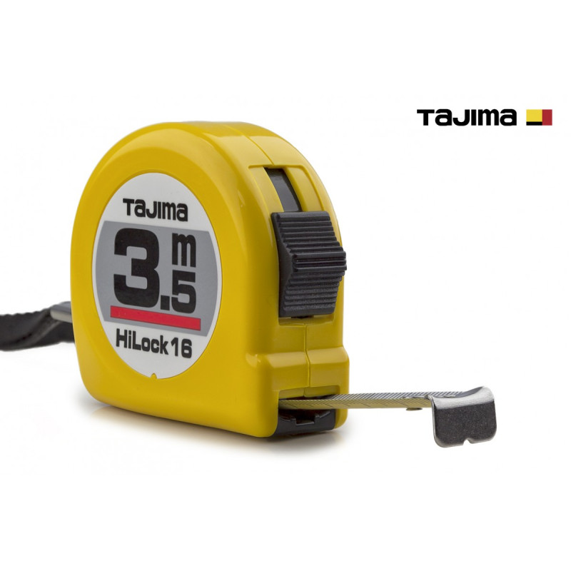 Рулетка строительная TAJIMA HI LOCK L16-35, 16 мм х 3,5 м (1001-0033)