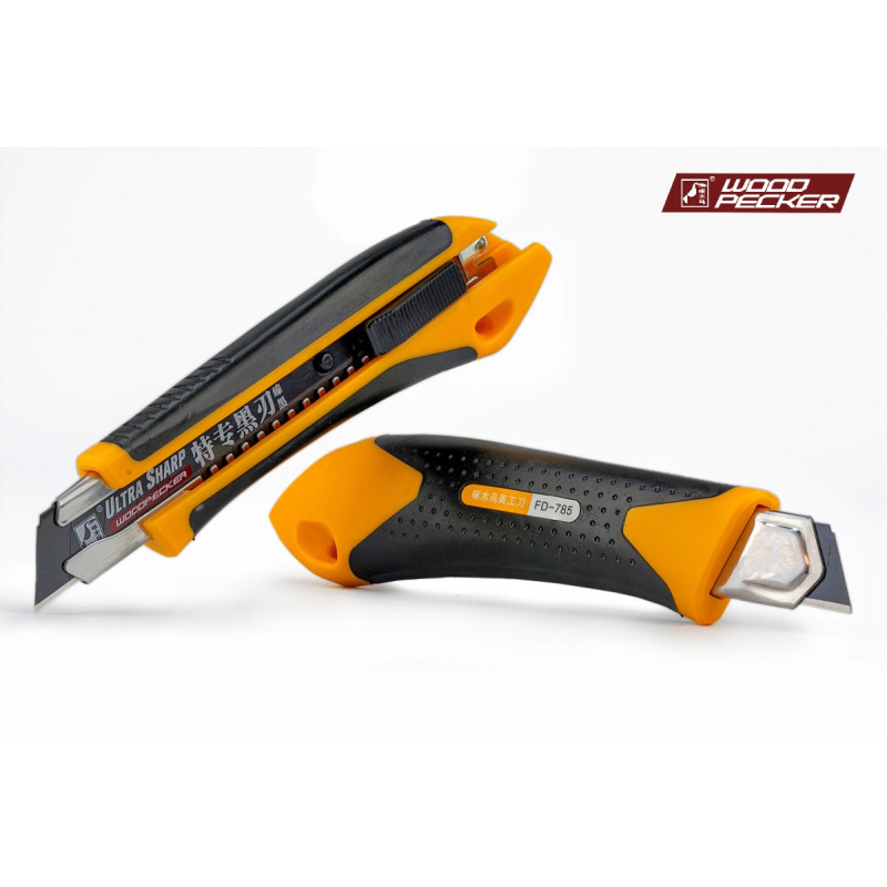 Лезвия и ножа 18 мм Woodpecker Premium черные FD-B50 + FD-785