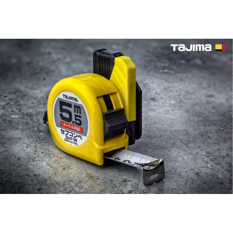 Рулетка будівельна TAJIMA HI LOCK L16-50 5 м (1001-1652)