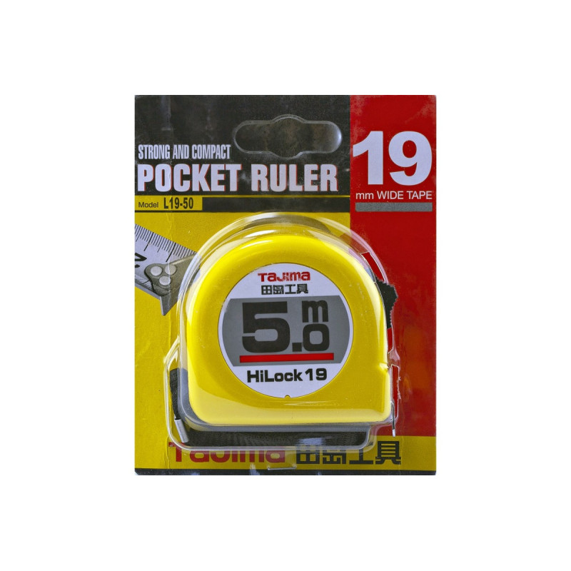 Рулетка будівельна TAJIMA HI LOCK L19-50 5 м (1001-0034)