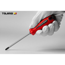 Отвертка крестовая TAJIMA EL PH1 200 мм магнитная (1301-0651)