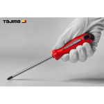 Отвертка крестовая TAJIMA EL PH2 235 мм магнитная (1301-0920) – Фото №1