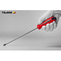Отвертка крестовая TAJIMA EL PH1 300 мм магнитная (1301-0654)