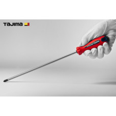 Отвертка крестовая TAJIMA EL PH2 310 мм магнитная (1301-0660)