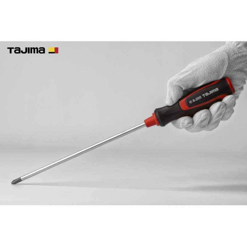 Викрутка хрестоподібна TAJIMA Phillips PH2 6-200 329 мм (1301-2137)