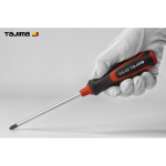 Отвертка крестовая TAJIMA Phillips PH2 254 мм магнитная (1301-2135) – Фото №1