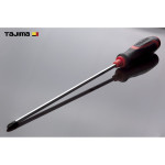 Отвертка крестовая TAJIMA Phillips PH2 379 мм магнитная (1301-2138) – Фото №2