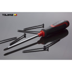 Отвертка крестовая TAJIMA Phillips PH2 254 мм магнитная (1301-2135) – Фото №3